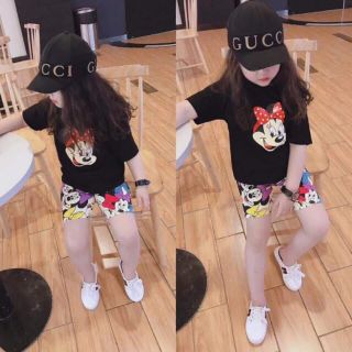 Set mickey đen mẹ và bé
