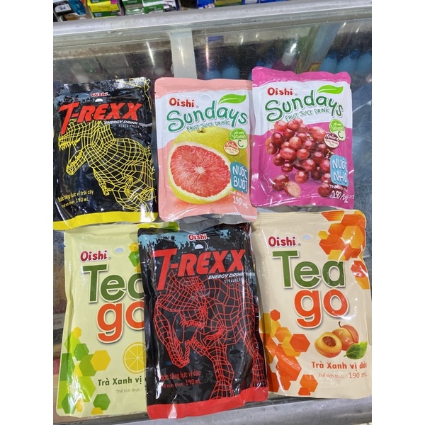 Túi Nước Uống Oishi Vị Hoa Quả Giải Nhiệt Ngày Hè 170ml