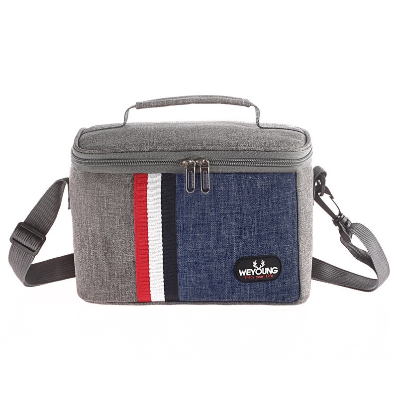 Túi giữ nhiệt bằng chất liệu lá nhôm đựng hộp cơm trưa tiện dụng đi picnic | BigBuy360 - bigbuy360.vn
