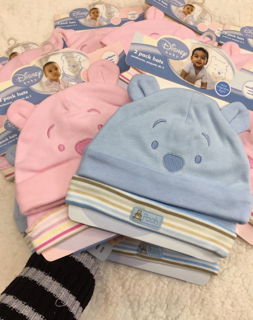 XẢ HÀNG Set 2 mũ newborn DISNEY set 2 c