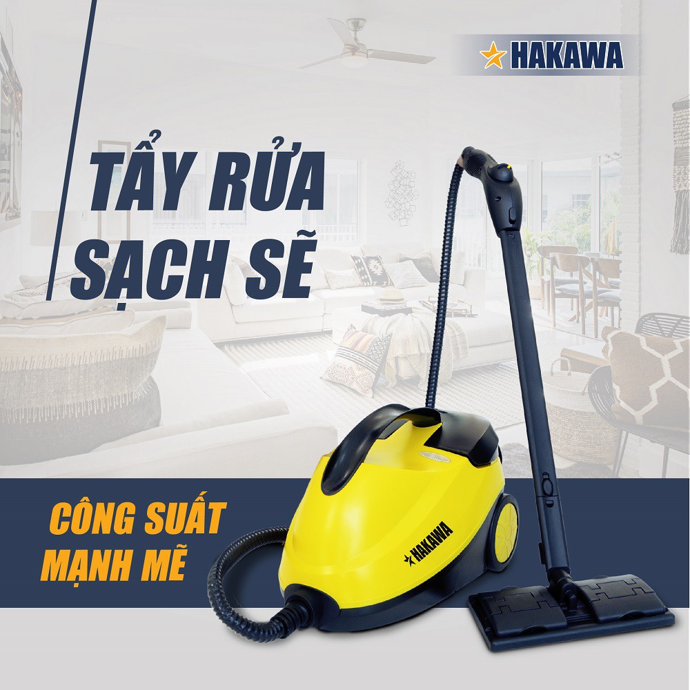 Máy làm sạch bằng hơi nước nóng chính hãng HAKAWA - HK-N2 - Bảo hành 2 năm