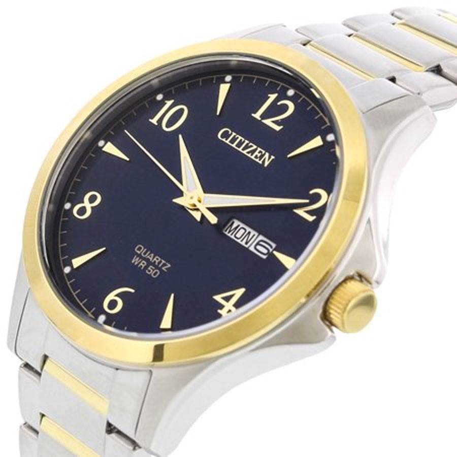 Đồng Hồ Nam Citizen Dây Thép Không Gỉ BF2005-54L - Mặt Xanh