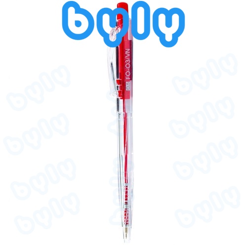 Bút bi bấm𝑻𝒉𝒊𝒆̂𝒏 𝑳𝒐𝒏𝒈 Flexoffice FO-03/VN ngòi 0.5mm