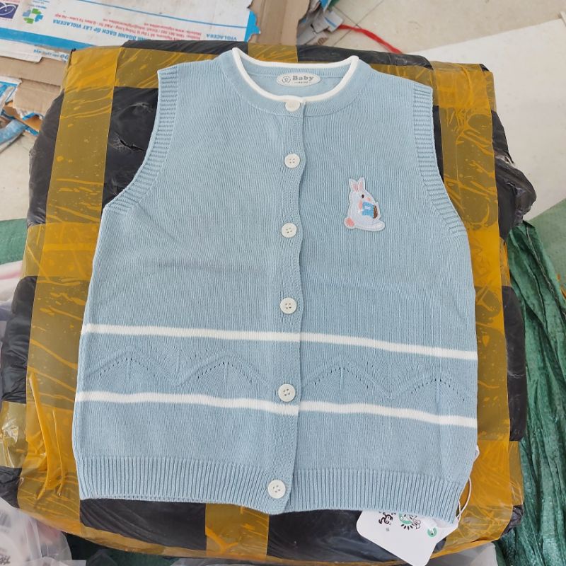 Áo gile len bé gái hàng quảng châu chất đẹp