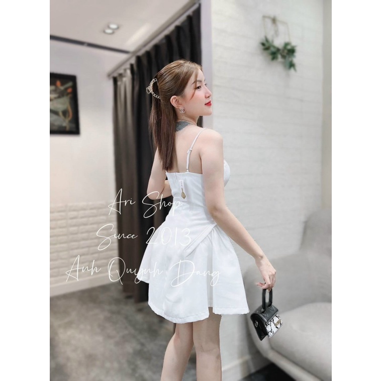 (MẪU MỚI) ĐẦM XÒE HAI DÂY CHÉO DỰ TIỆC ĐI CHƠI SIÊU XINH TÔN DÁNG SÁNG DA HHP