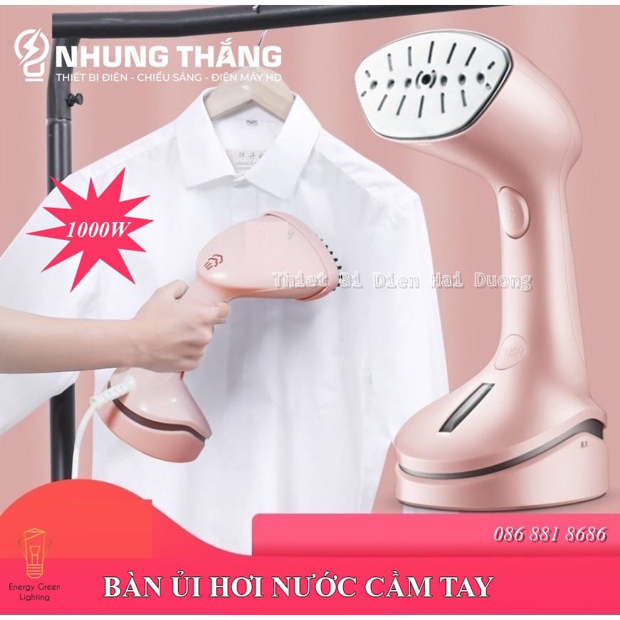 Bàn Là Hơi Nước Cầm Tay Cao Cấp TR-H1910A - Bàn Ủi Hơi Nước Mini Mẫu Mới - Công Suất 1000W - Bảo Hành 12 Tháng -Có Video