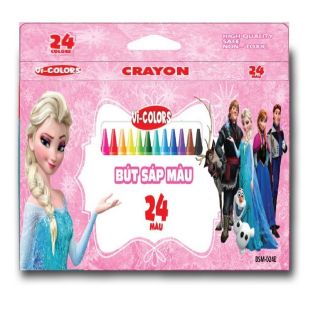 Bút sáp 24 màu Elsa Vi-Color made in Viet Nam