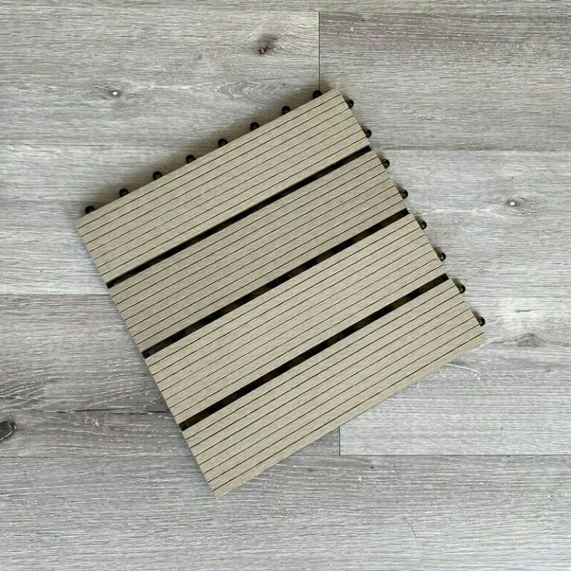 Vỉ gỗ nhựa composite lót sàn ban công, sân vườn, nhà tắm, hồ bơi...