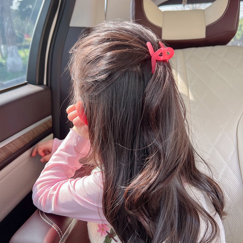 Kẹp mái tóc càng cua nhỏ 4.5cm xoắn màu sắc dễ thương K68