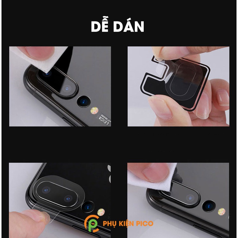 Cường lực camera Xiaomi Mi 8SE trong suốt độ cứng 9H chống trầy xước, va đập - Dán camera Xiaomi Mi 8SE