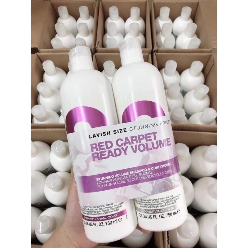CẶP GỘI XẢ TIGI TRẮNG RED CARPET READY VOLUME CHAI 750ML CHÍNH HÃNG