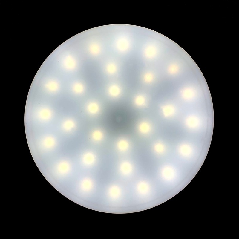 1 Đèn LED Tròn 30 Bóng Độ Sáng Cao Có Móc Treo Di Động Cho Hoạt Động Ngoài Trời