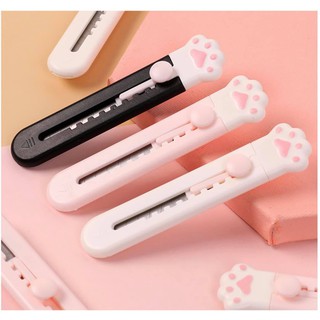 Dao dọc giấy mini hình chân mèo dễ thương