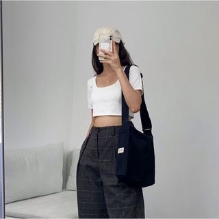 Túi Tote Đeo Chéo Canvas “Squared Bag”