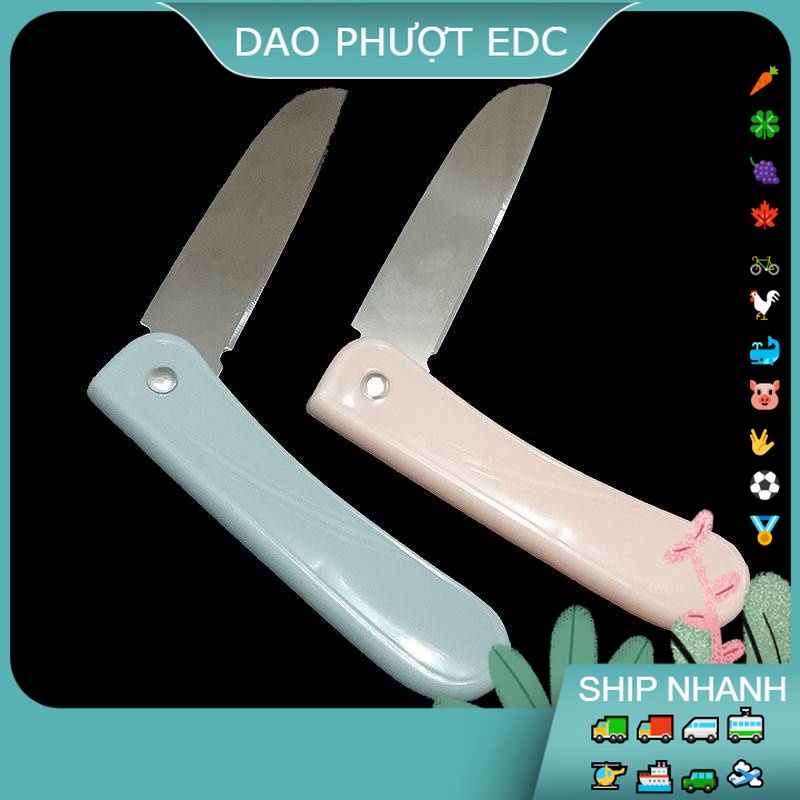 Dao Nhựa Gọt Hoa Quả - Nhựa Siêu Nhẹ - Lưỡi Mỏng và Sắt Bén 
Dễ Đem đi