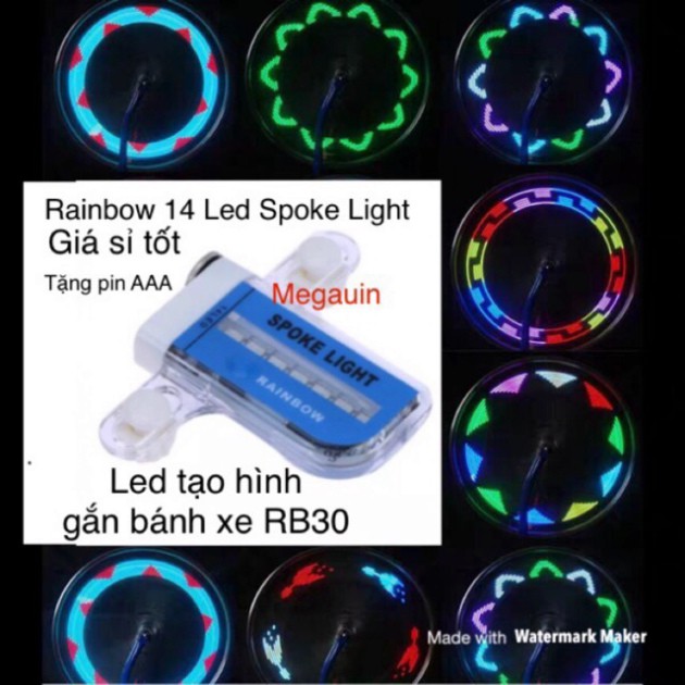 Đèn led van xe tạo hình (BH 1 tháng) (giá 1 cái)