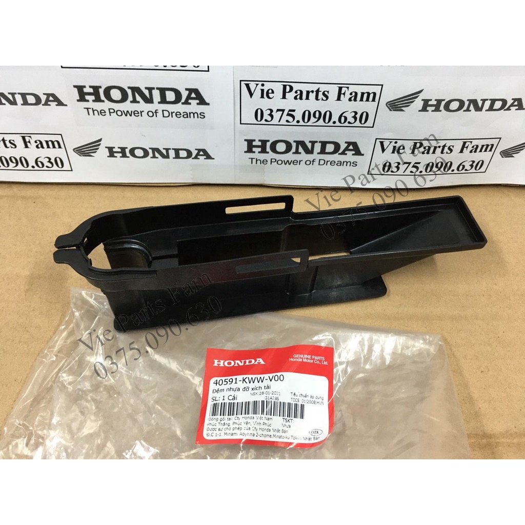 Cao su / Nhựa đỡ sên Wave RS100, Wave S110, Future neo - Hàng chính hãng Honda