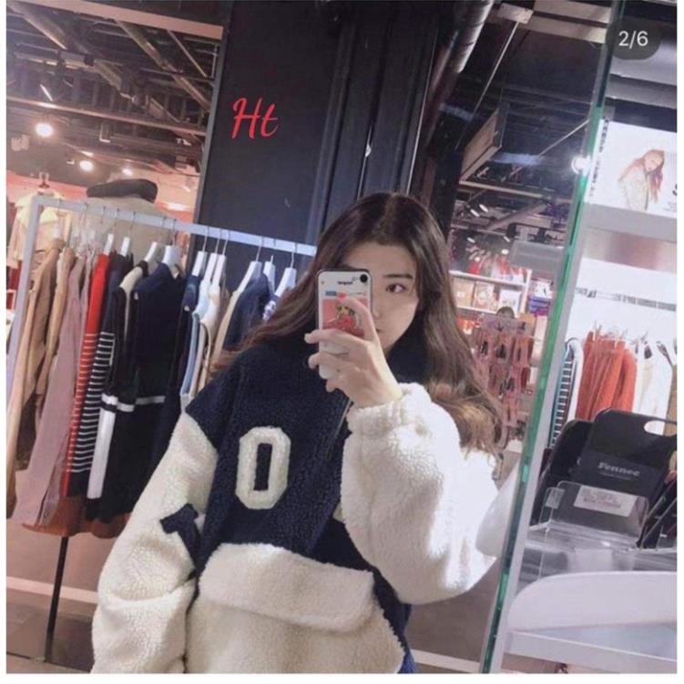 Áo lông chữ IO túi bụng Ht