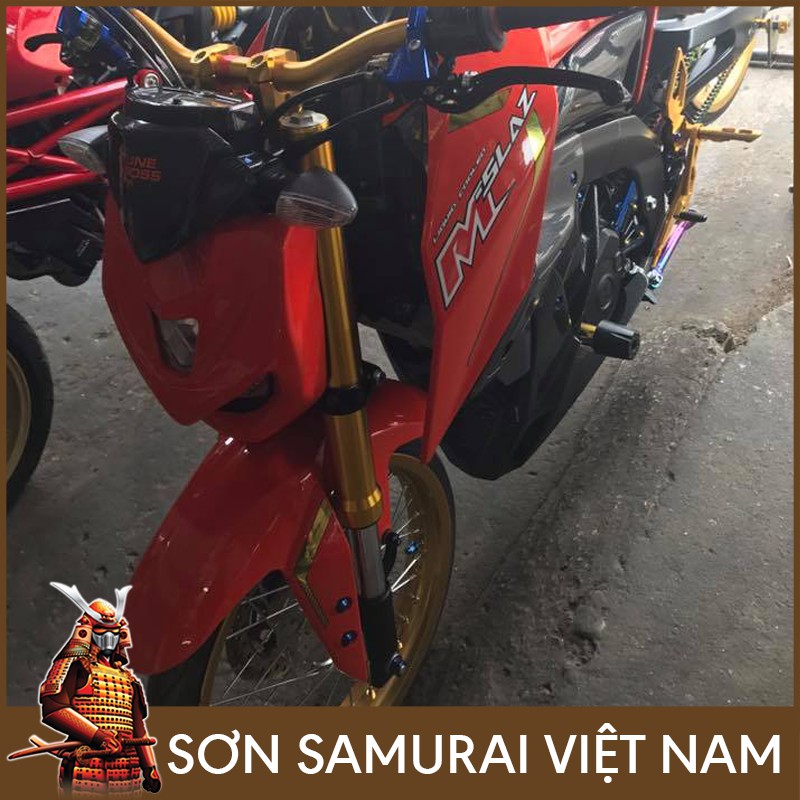 Sơn Samurai Việt Nam - Combo Son Xit Samurai Màu Cam 115