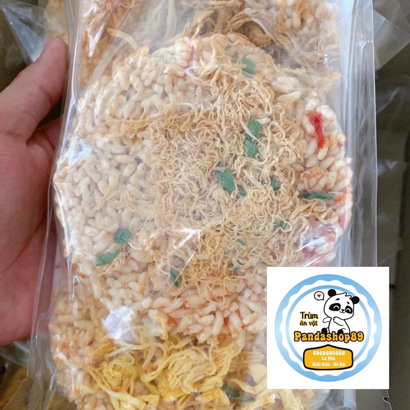 cơm cháy ruốc khô gà ngon ngon