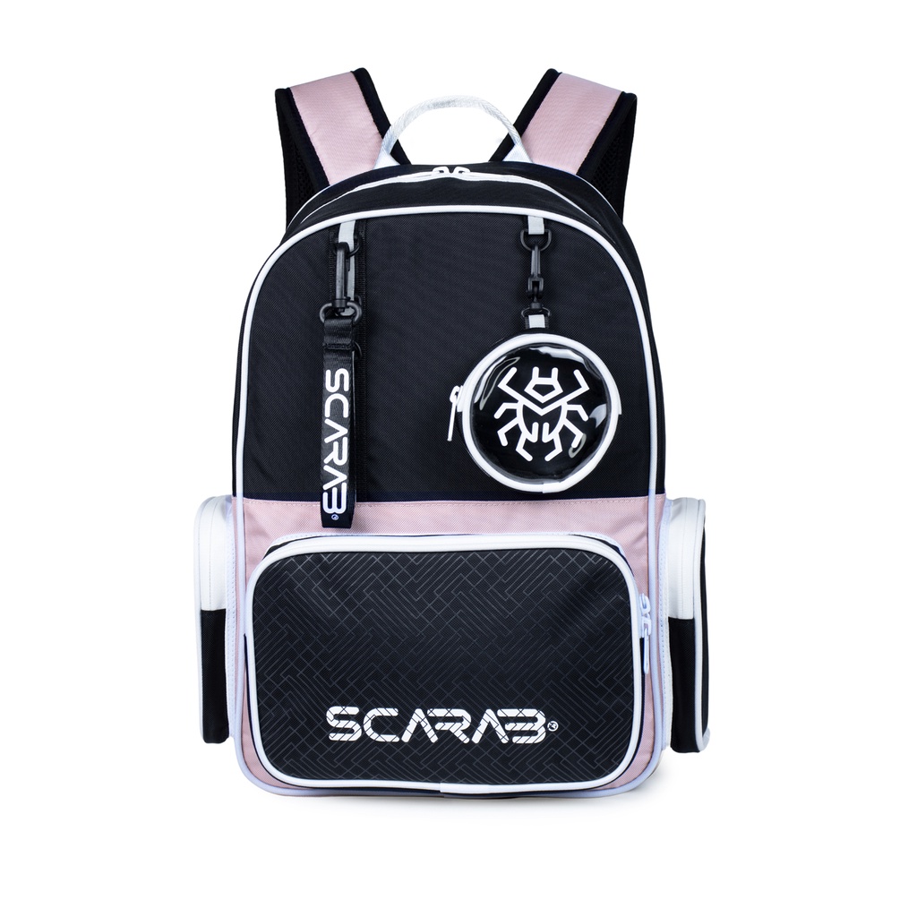Balo Đi Học Nam Thời Trang Nữ SCARAB - DANGLING™ Backpack Pink