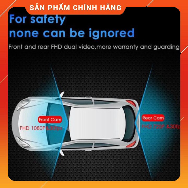 Camera hành trình ô tô Phisung K10 tích hợp camera sau Wifi GPS SM | BigBuy360 - bigbuy360.vn