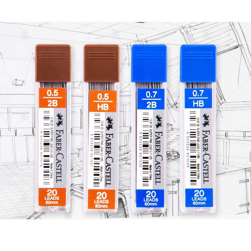 Ngòi bút chì cơ khí Faber Castell Pencil Lead 0.5/0.7mm