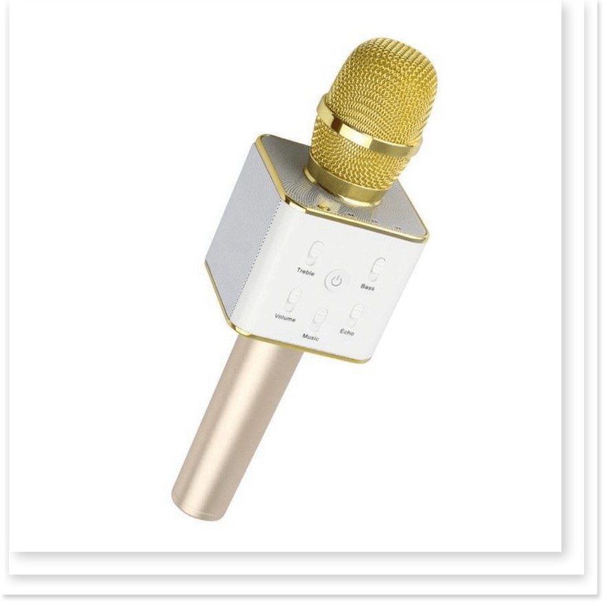 Micro Karaoke Kèm Loa Bluetooth Q7 - Hát Hay Giá Rẻ
