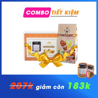 [QUÀ TẶNG DINH DƯỠNG] Tinh chất sữa hạt Macca kết hợp Chocolate + Bánh Macca (Choco & Gừng)