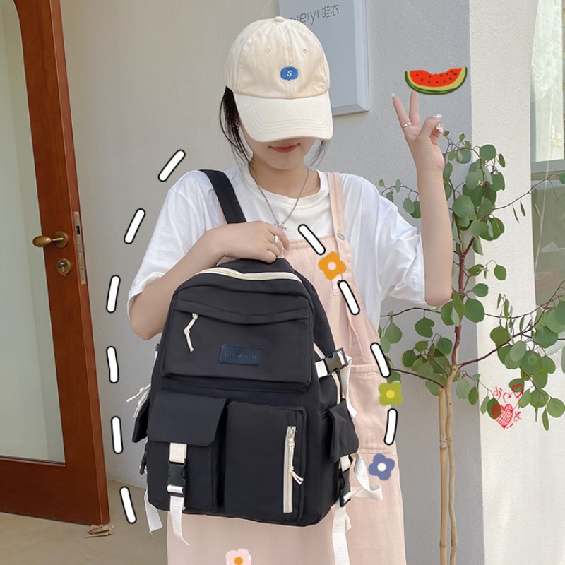 Balo Nam Nữ Unisex ♥️FreeShip♥️ Cặp Đi Học Thời Trang Ulzzang Hàn Quốc BA01