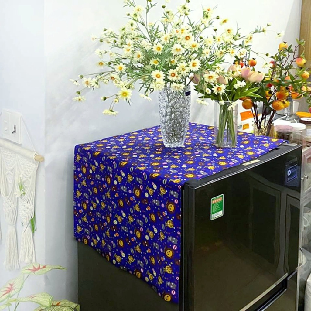 Khăn phủ tủ lạnh chống thấm nước đa năng(hình thật)