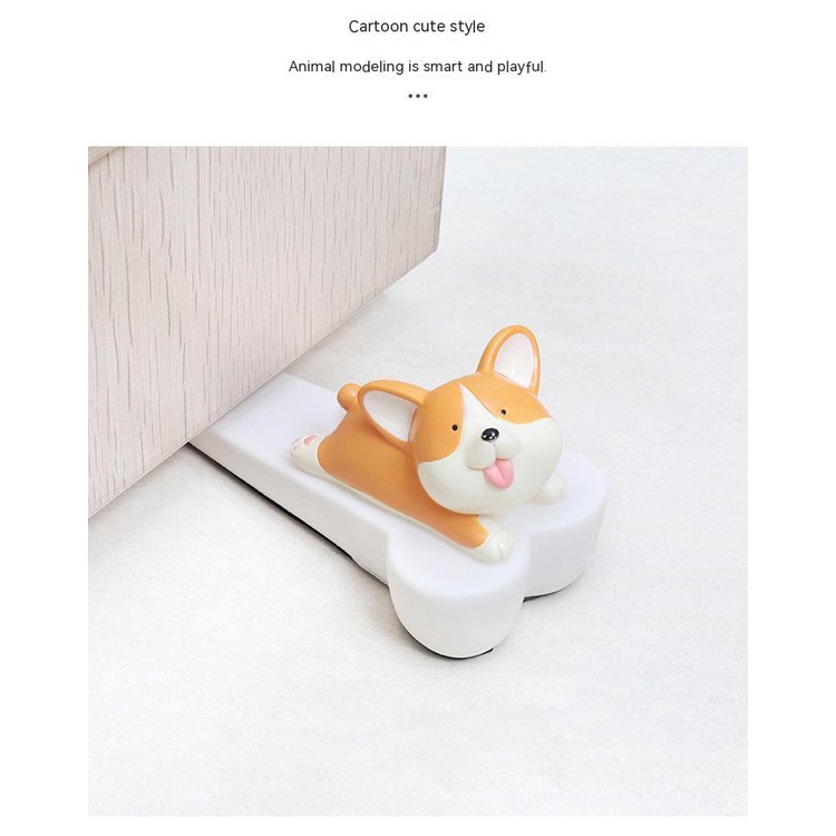 Miếng Chặn Cửa Chống Va Chạm Hình Động Vật Hoạt Hình Dễ Thương