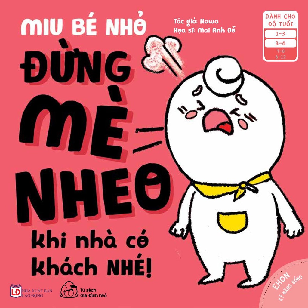 Sách Bộ 8 cuốn Ehon Kỹ năng sống: Miu Bé Nhỏ Phần 2 - Dành cho trẻ từ 3 đến 6 tuổi - Hải Anh Books