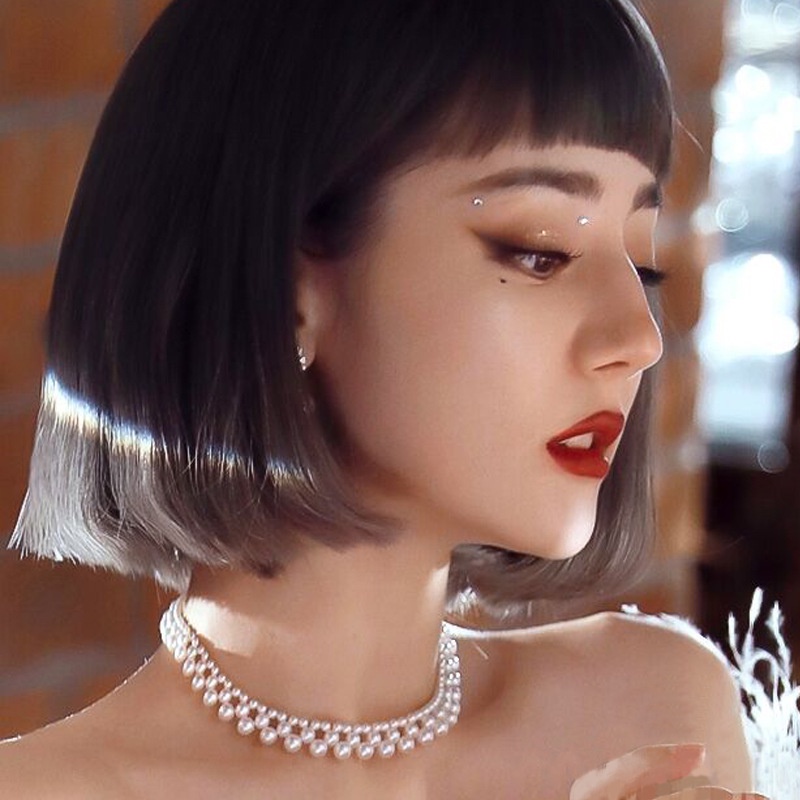 Thời Trang Vòng Cổ Choker Đính Ngọc Trai Phong Cách Hàn Quốc Thanh Lịch Cho Nữ