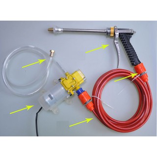 (Hot)Bộ súng rửa xe cao áp 12v (mẫu mới)