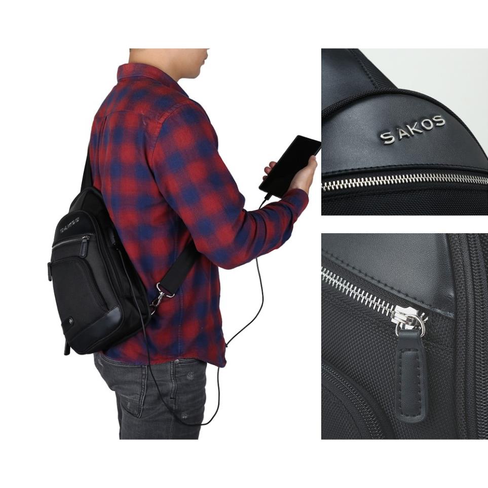 Chính Hãng SAKOS  Túi đeo chéo SAKOS IBAG JUVANIS bảo hành 5 năm | BigBuy360 - bigbuy360.vn