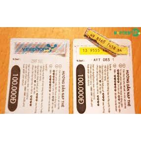 Thẻ vinaphone 100k