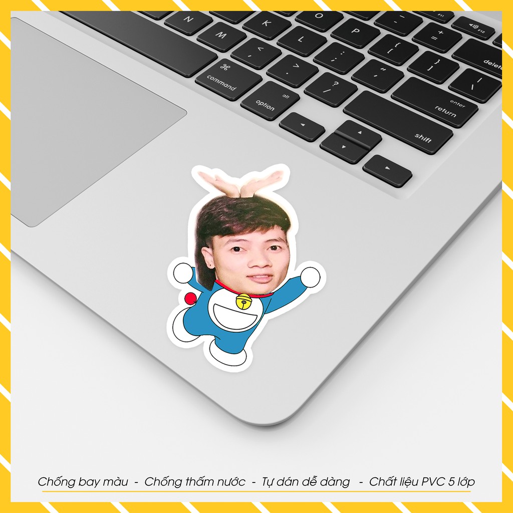 Sticker Khá Bảnh Số Lượng 5 Hình Thương Hiệu Azsticker - Hình Khá Bảnh Dán Mũ Bảo Hiểm Chống Nước Cắt Sẵn Từng Hình