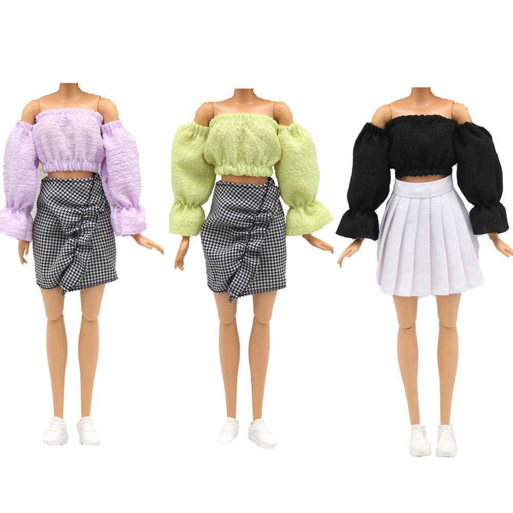Áo Thun Thời Trang Xinh Xắn Cho Búp Bê Barbie