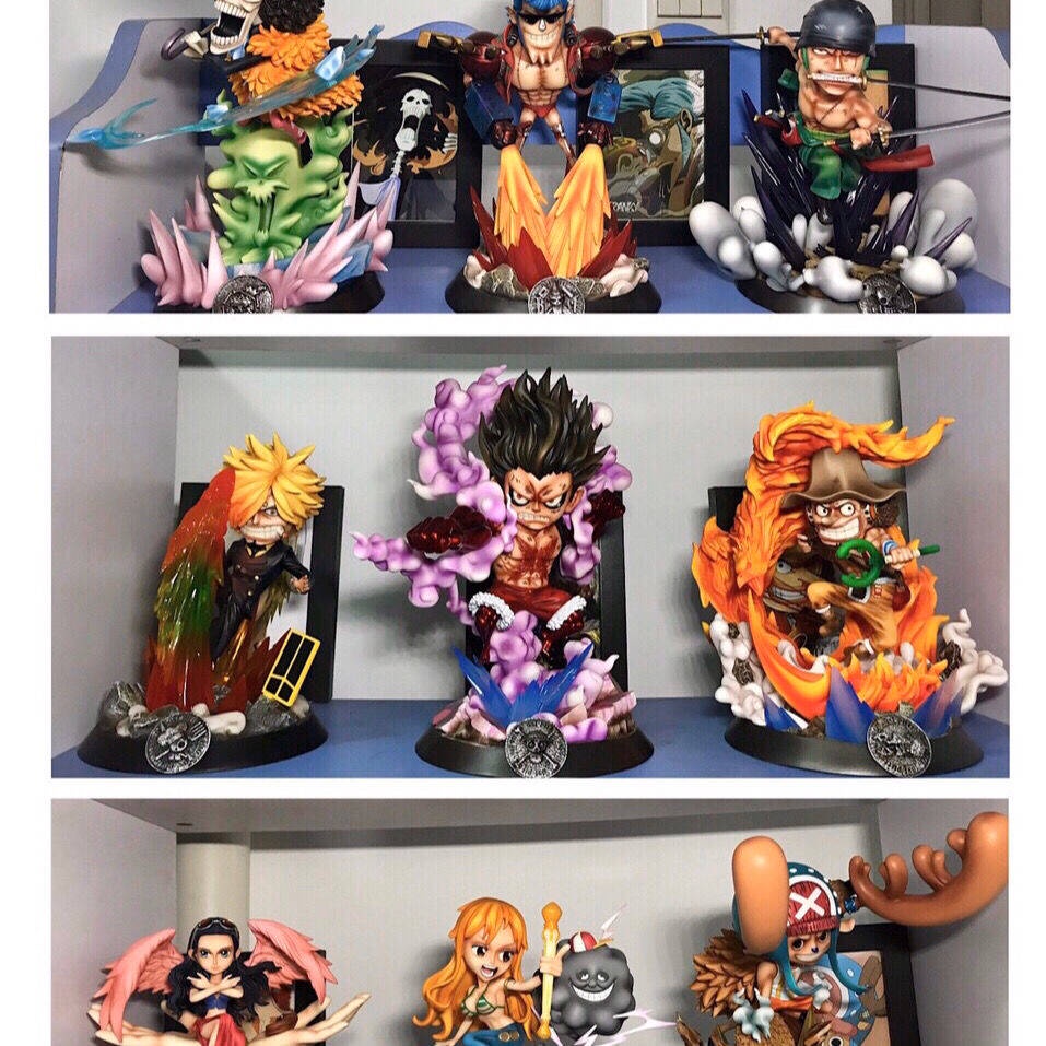 Figure One Piece Super Big PT 1: 1 Super Big Luffy Figure One Piece Figure Sauron Món quà tượng