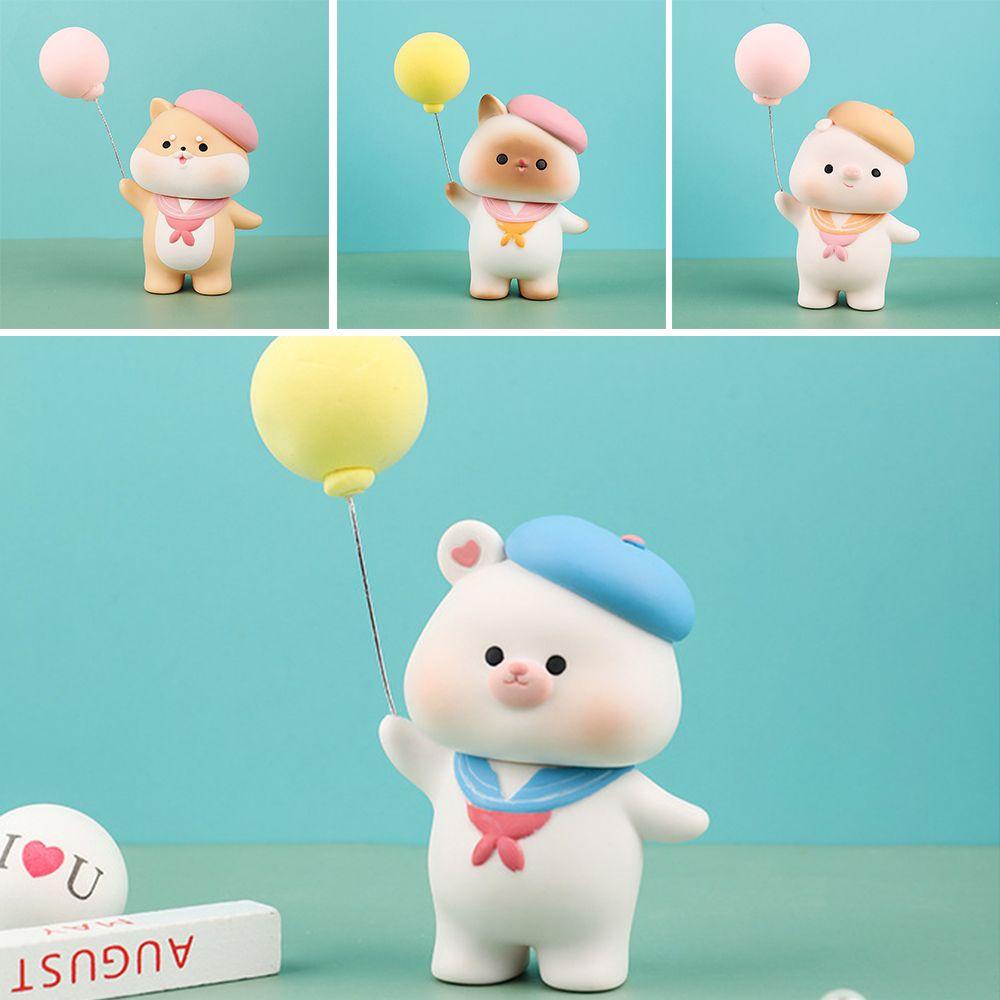 Tượng Điêu Khắc Hình Gấu LANSEL Để Bàn Trang Trí Văn Phòng