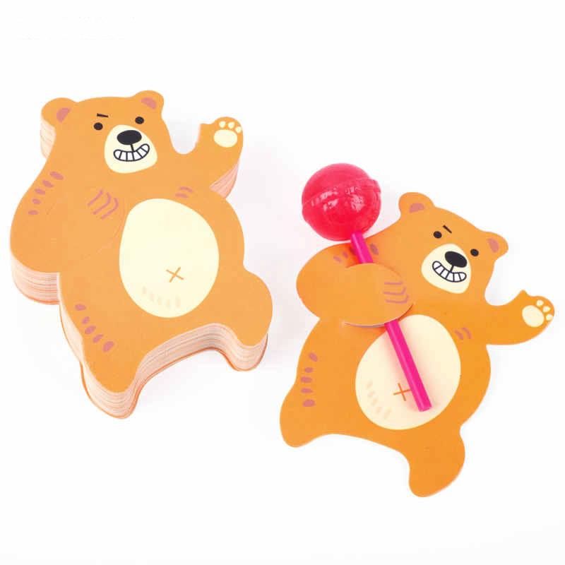 Set 50 Phụ Kiện Trang Trí Kẹo Mút/Kẹo Mút Hình Động Vật Dễ Thương