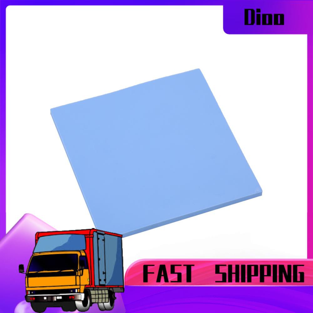 Dioo Blue Thermal Conductive Pad CPU GPU Heat Dissipation Sheet 100x100x5mm 1.5W/m-k