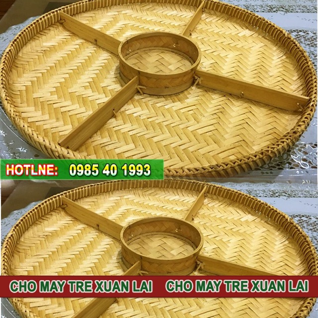 Mẹt tre chia ngăn.