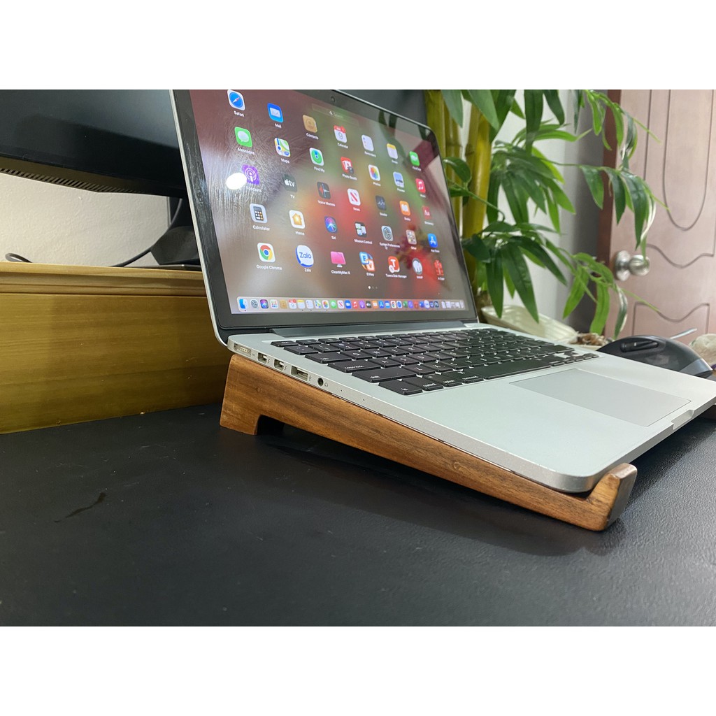 Kệ / Giá Đỡ Laptop và Macbook [ Bộ 2 thanh Gỗ tự nhiên - đủ loại]  - Tienichgo.com