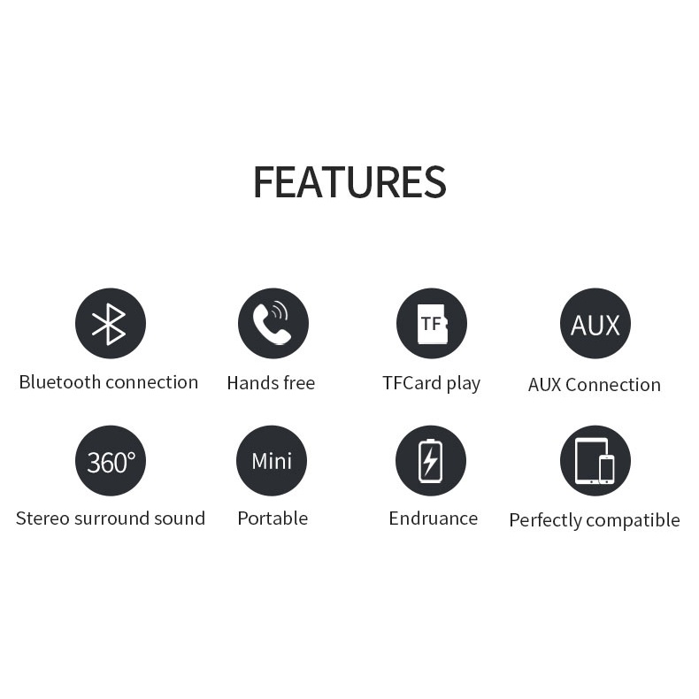 Loa Bluetooth Không Dây Âm Thanh Siêu Trầm Và Phụ Kiện