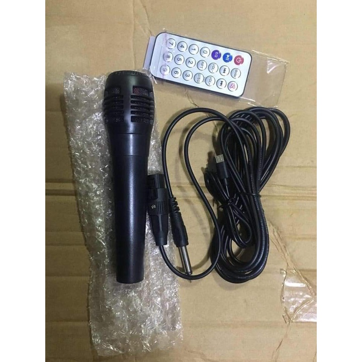 Loa kéo hát karaoke KIMISO QS 1205, Mic hát kết nối Bluetooth không dây có sạc pin - KLH shop