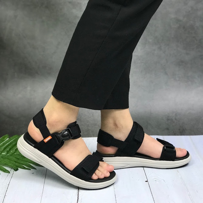 [Mua Kèm Áo Thun 0Đ] Giày Sandal Vento Nữ - NB66B Đen