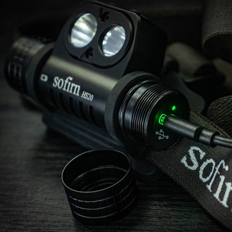 Đèn pin siêu sáng đội đầu Sofirn Hs20,Sft40/Xhp50.2  2700lm, Type C, chiếu xa 212m