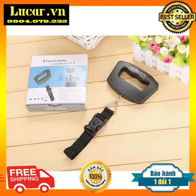 Cân hành lý cầm tay trọng lượng cân 50kg, nhỏ gọn, kiểu dáng đẹp, sang trọng 12.2*8.2 cm